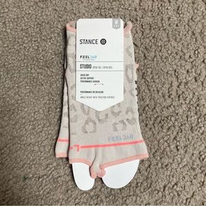 STANCE Feel 360 Studio Open Toe Open Heel Yoga Pilates Socks